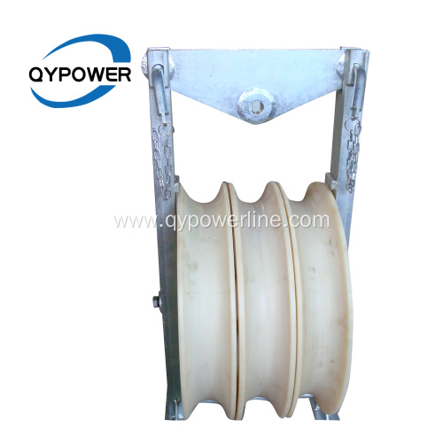 Heavy duty cable pulley